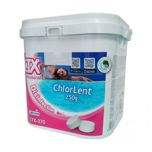 Tricloro ClorLent Pastilhas CTX-370 5Kg Tricloro ClorLent Pastilhas CTX-370 5Kg