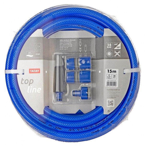 Kit Mangueira 15M Blue Line Tatay Kit Mangueira 15M Blue Line Tatay