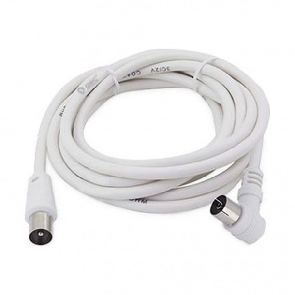 Extensão Coaxial TV M/F 1,5M Branco Extensão Coaxial TV M/F 1,5M Branco