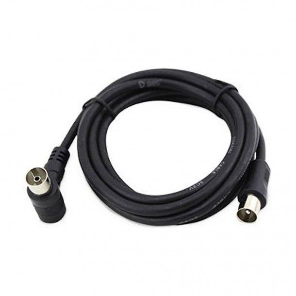 Extensão Coaxial TV M/F 2,5M Preto Extensão Coaxial TV M/F 2,5M Preto