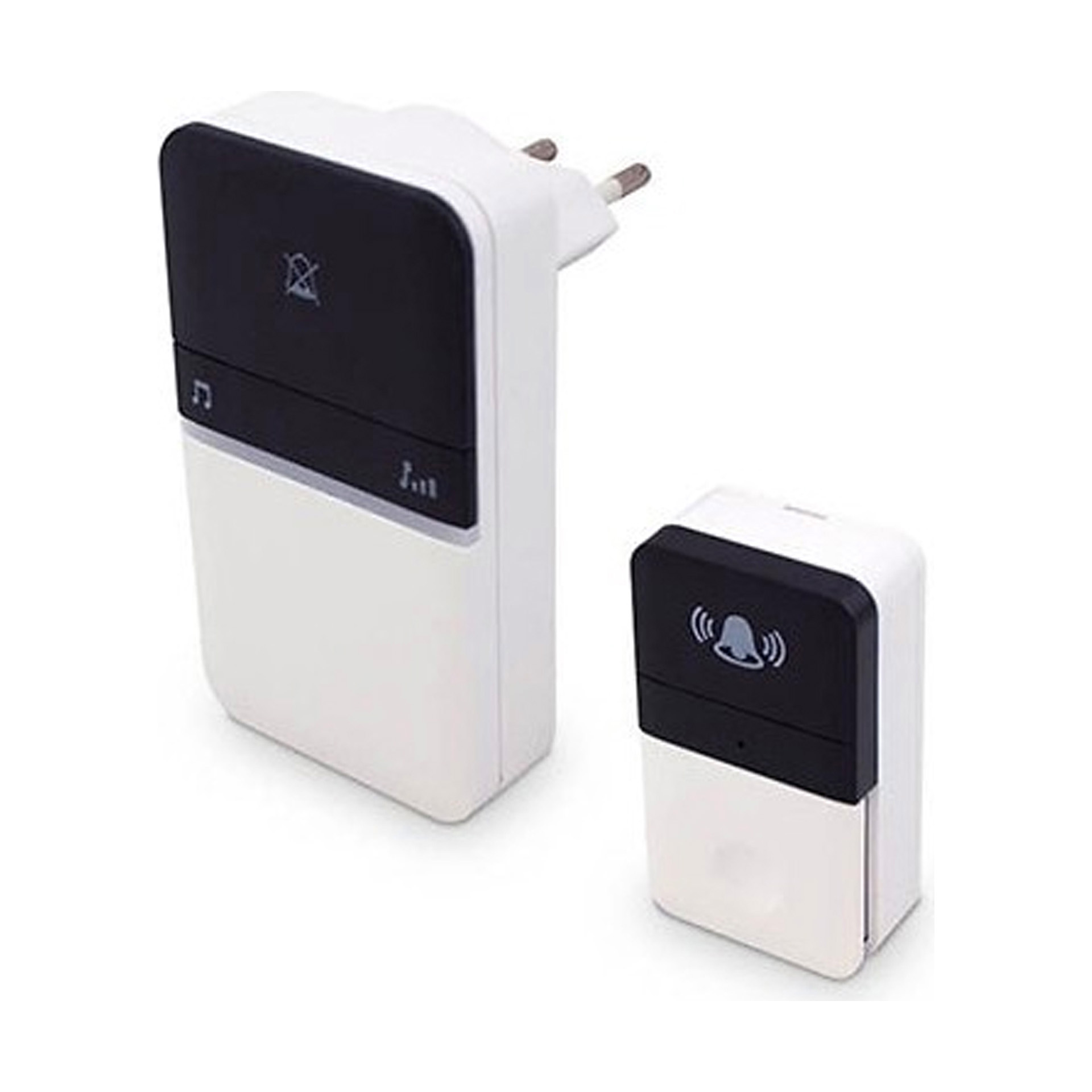Campainha Sem Fios de Tomada com Comando 220V 100M IP44 PC