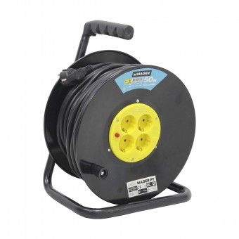 Extens�o El�trica com Enrolador e 4 Tomadas