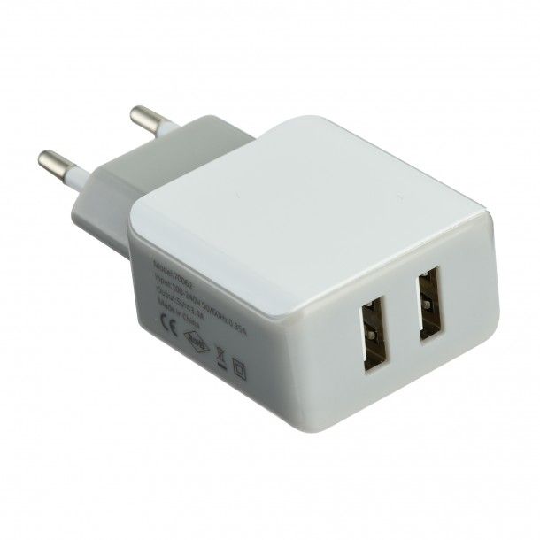 Carregador Rápido 2xUSB 5V 3.4A Carregador Rápido 2xUSB 5V 3.4A