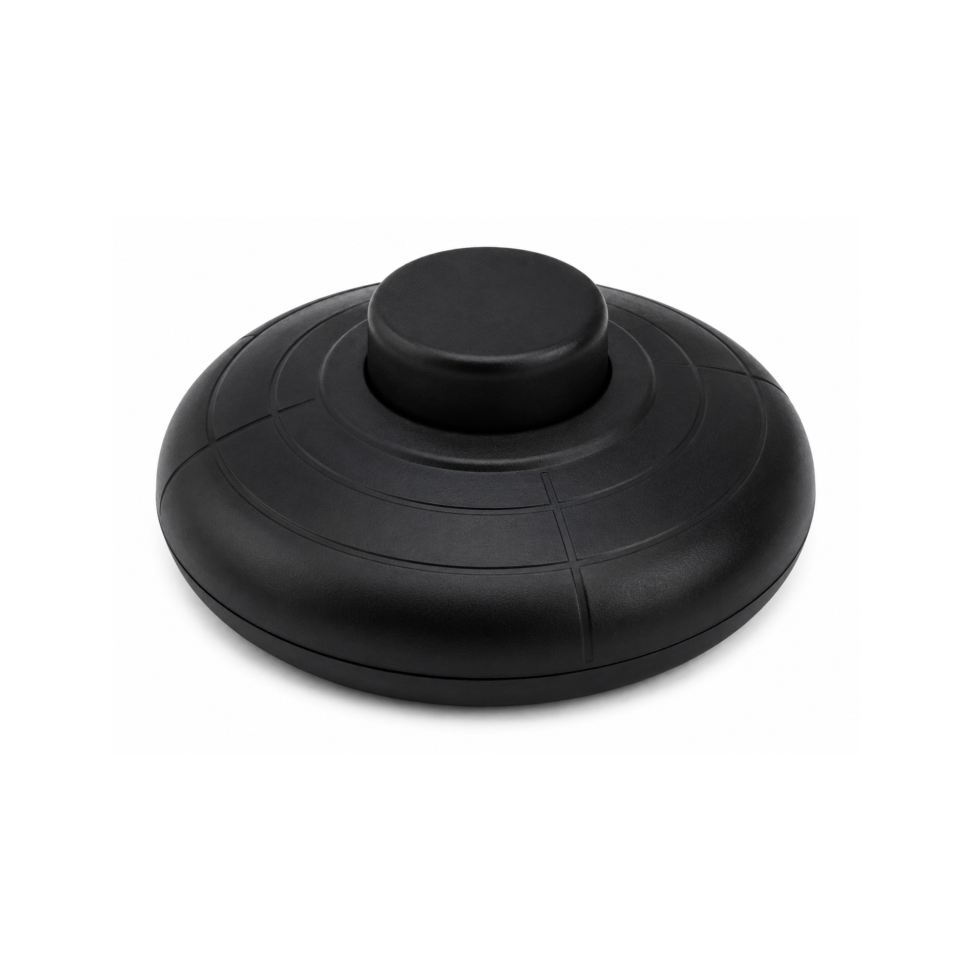 Interruptor de Pé Redondo para Candeeiro 2A 250V Preto