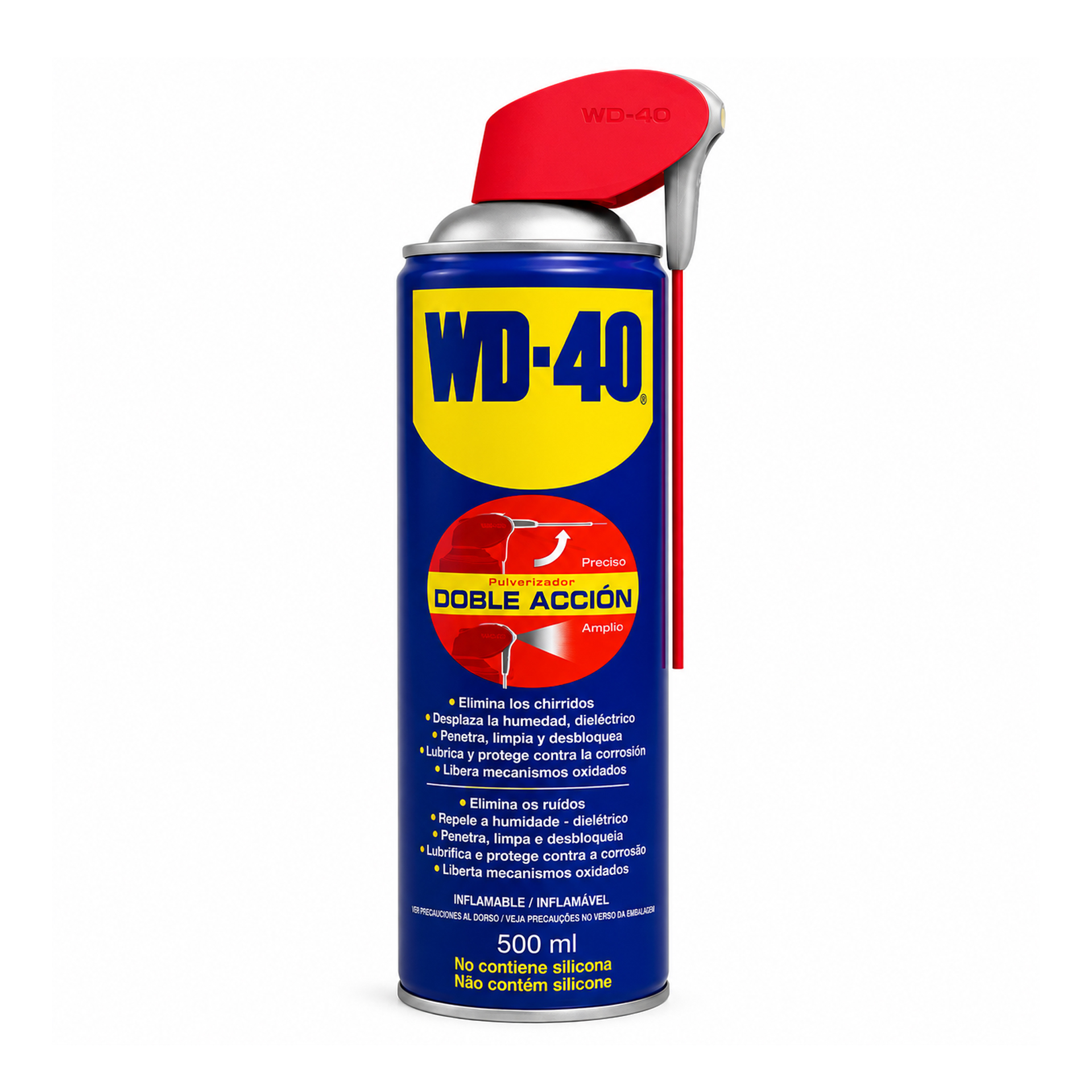 Spray Lubrificante de Dupla Ação WD-40 500 ml