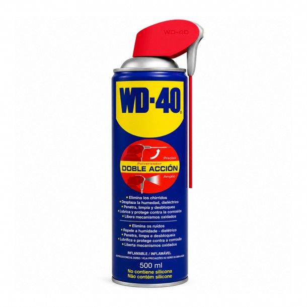 Spray Lubrificante de Dupla Ação WD-40 500 ml Spray Lubrificante de Dupla Ação WD-40 500 ml