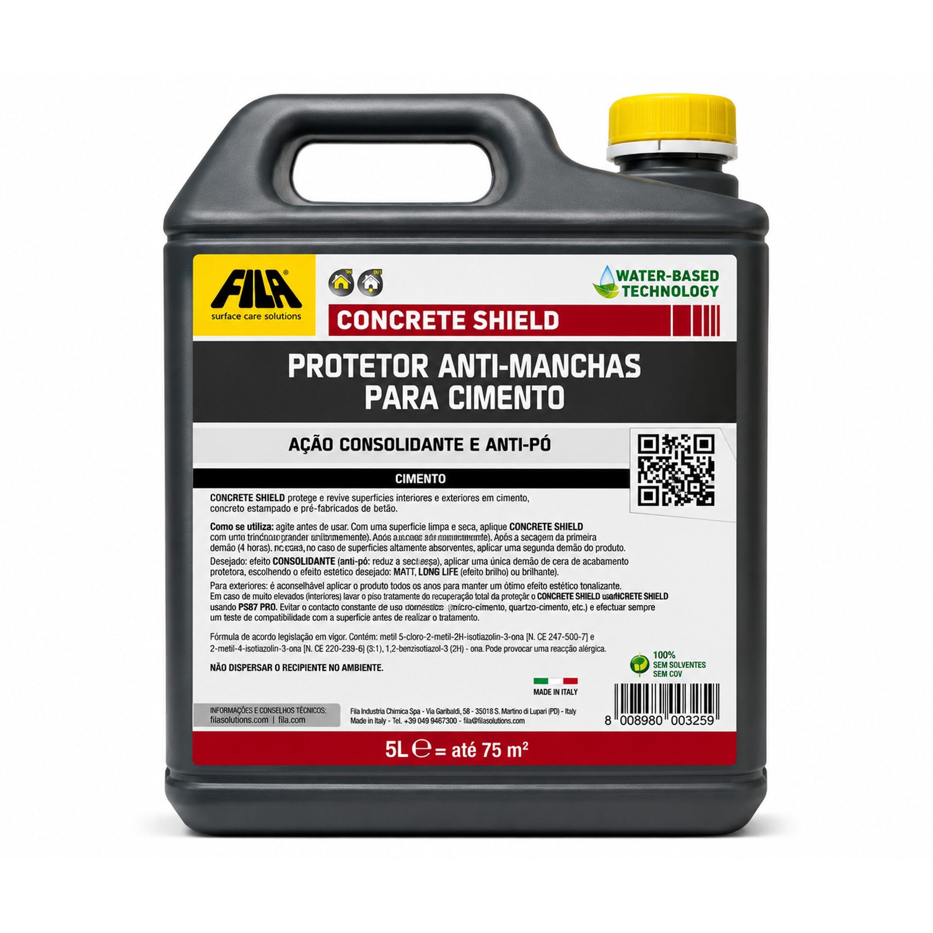 Protetor Antimanchas Reavivante para Cimento Concrete Shield 5L FILA