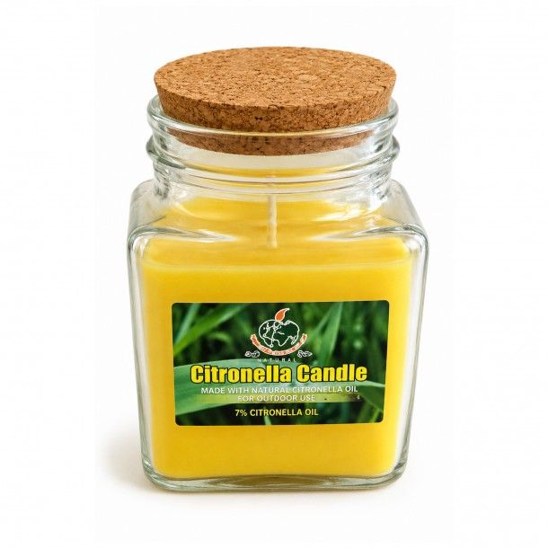 Vela Citronela Anti Mosquitos 6,5x6,5x9cm Vela Citronela Anti Mosquitos 6,5x6,5x9cm