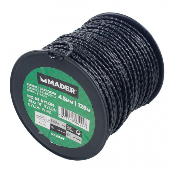 Fio de Nylon em Espiral 4.5mm 128M Mader Fio de Nylon em Espiral 4.5mm 128M Mader