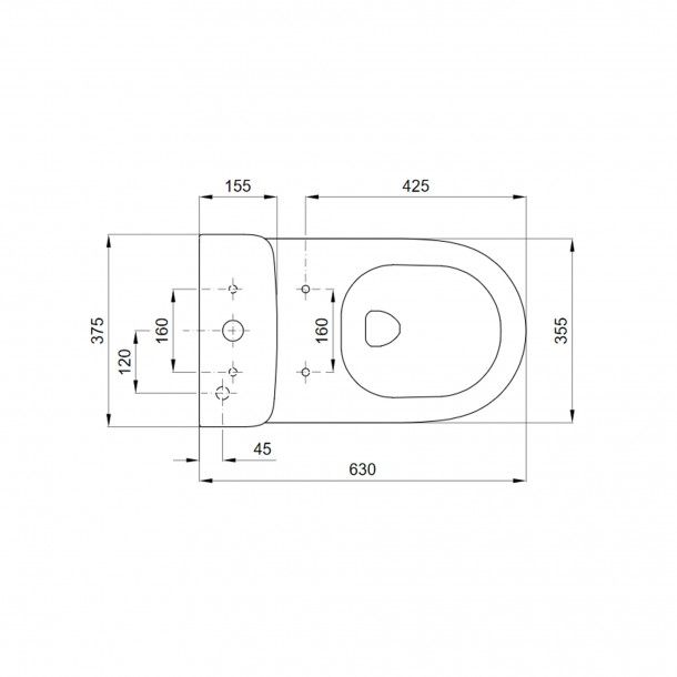 Sanita Compacta Ruby Vortex 63 D/D Sanitana Sanita Compacta Ruby Vortex 63 D/D Sanitana