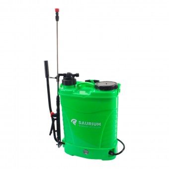 Pulverizador de Press�o 2 em 1 Manual e Bateria 12V 16L Saurium