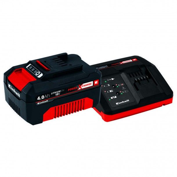 Starter Kit Carregador 18V + 1 Bateria 4.0Ah PXC 4512042 Einhell Starter Kit Carregador 18V + 1 Bateria 4.0Ah PXC 4512042 Einhell