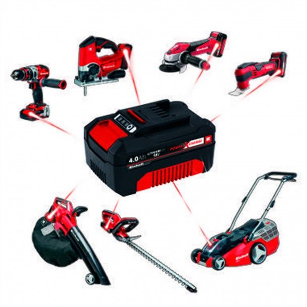 Starter Kit Carregador 18V + 1 Bateria 4.0Ah PXC 4512042 Einhell Starter Kit Carregador 18V + 1 Bateria 4.0Ah PXC 4512042 Einhell