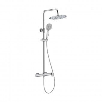 Coluna de Duche Vega Plus Round Cromada Roca