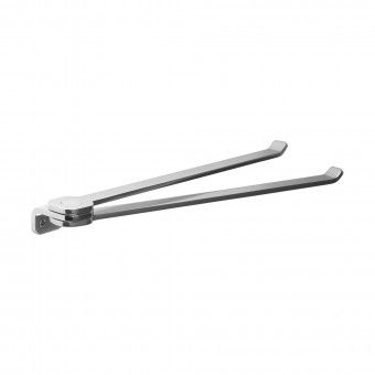 Toalheiro Duplo de Colar Flat Alum�nio 38cm Tatay