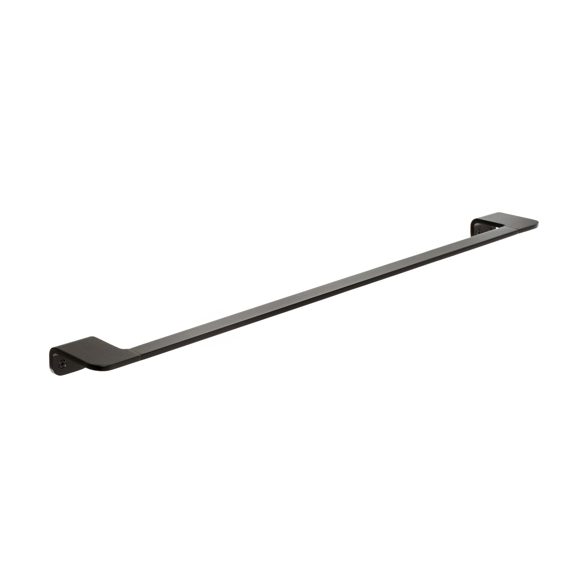 Toalheiro de Colar Onyx Alumínio Preto 64cm Tatay