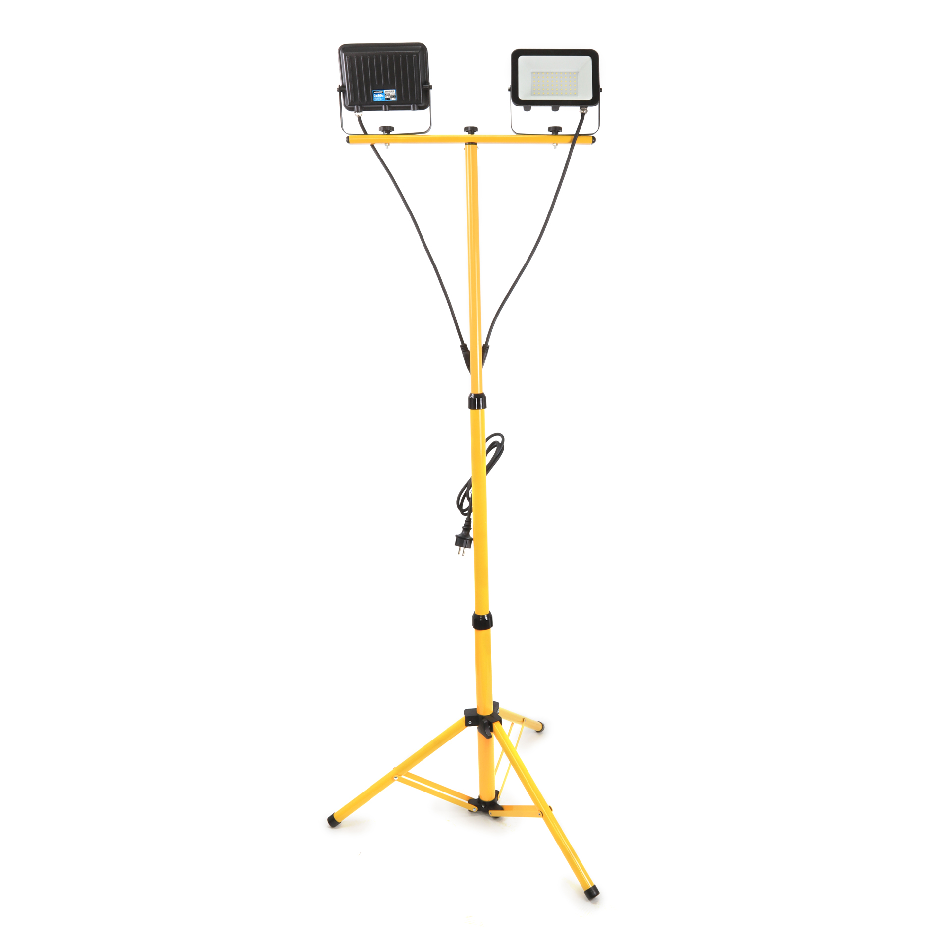 Foco LED Duplo com Tripé 50Wx2 4500Lmx2 Mader