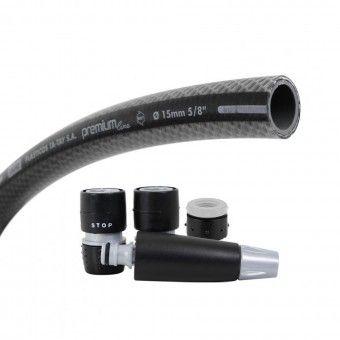 Kit Mangueira de Jardim Premium 25M 15mm com Bocal e Conectores Tatay