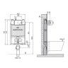 Estrutura para Sanita Suspensa Oli74 Plus Simflex Mecânico OLI Estrutura para Sanita Suspensa Oli74 Plus Simflex Mecânico OLI