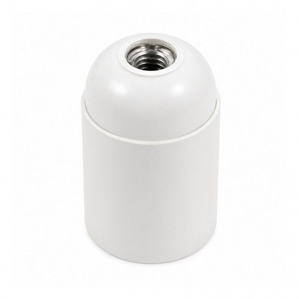Casquilho para Lâmpada Baquelite E27 Branco GSC Casquilho para Lâmpada Baquelite E27 Branco GSC