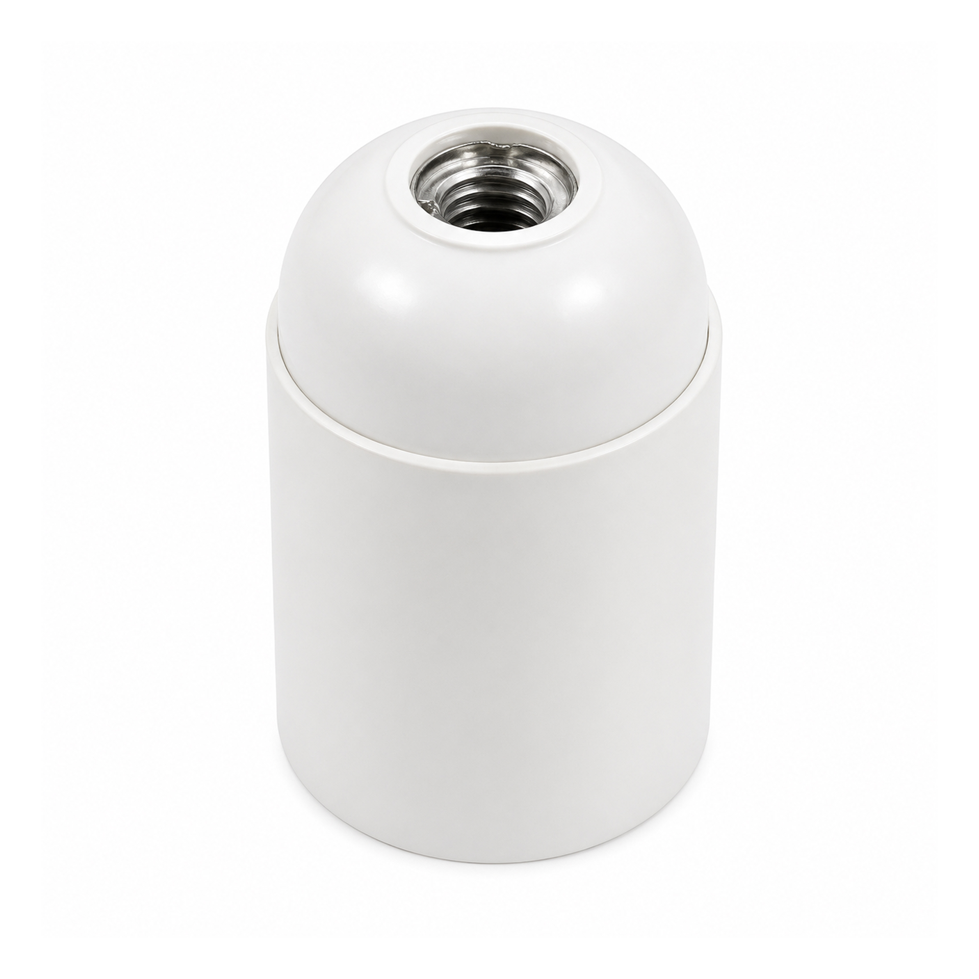 Casquilho para Lâmpada Baquelite E27 Branco GSC