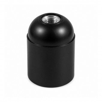 Casquilho para L�mpada Baquelite E27 Preto GSC
