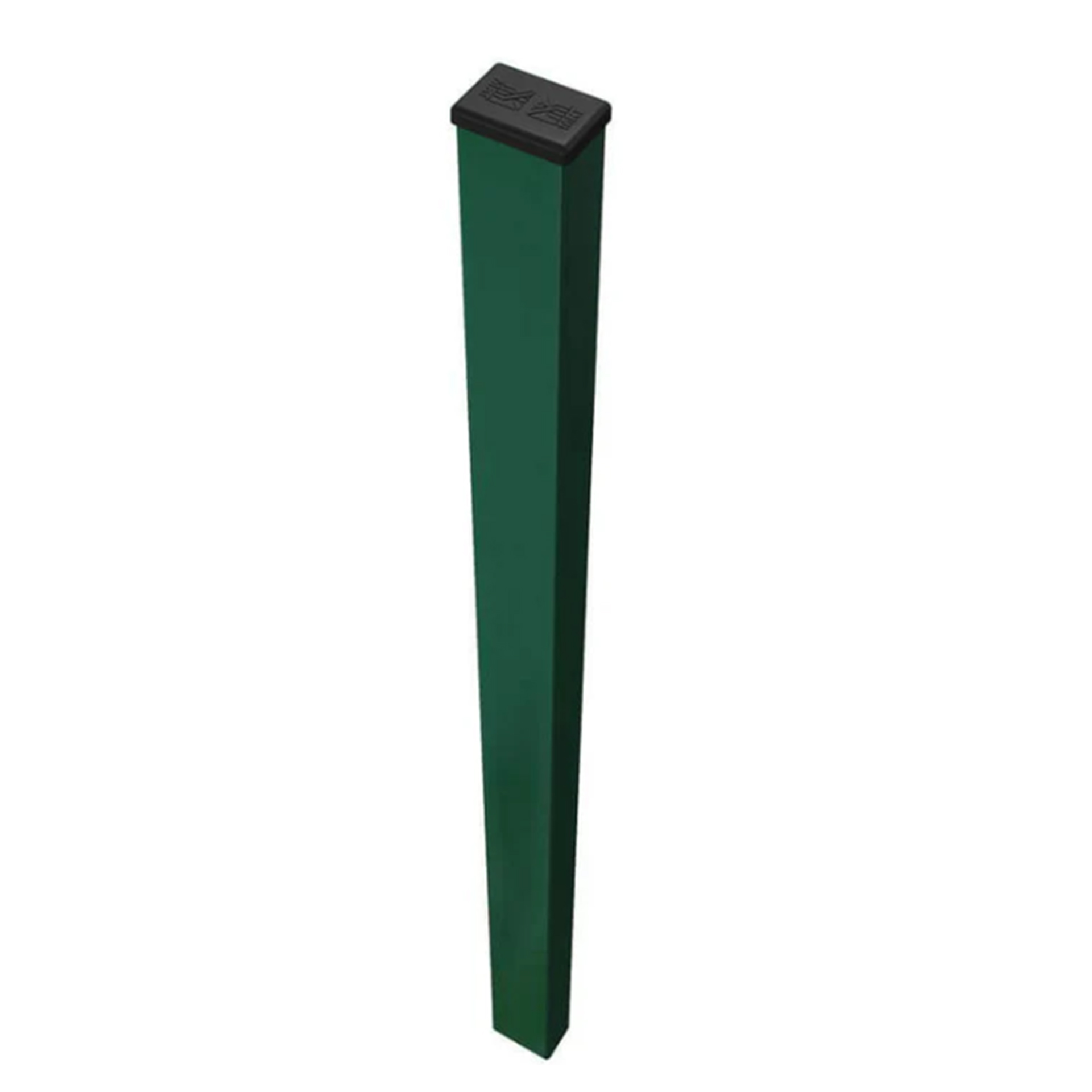 Poste Metálico para Rede Vedação 6x4x103cm Verde