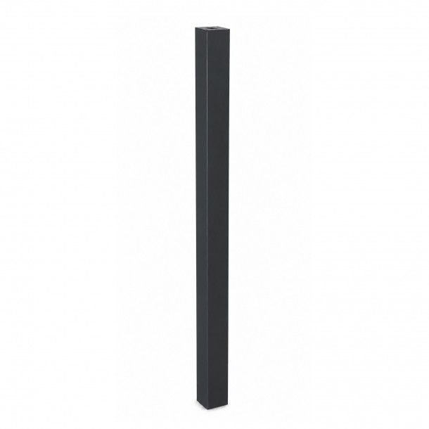 Poste Metálico para Rede Vedação 6x6x123cm Cinza Poste Metálico para Rede Vedação 6x6x123cm Cinza