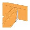 Suporte em U Abas Interiores 300x80mm Suporte em U Abas Interiores 300x80mm