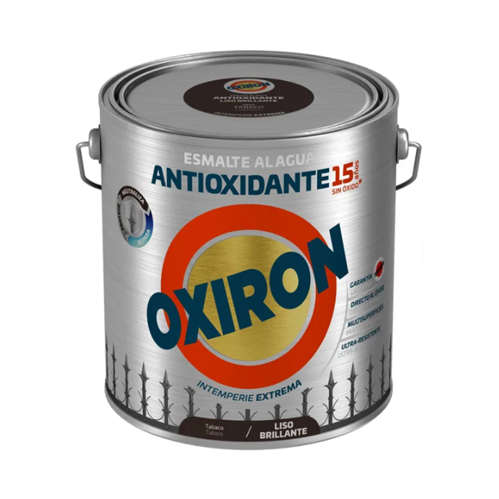 Esmalte Oxiron Liso Brilhante Aquoso 2,5L Titan