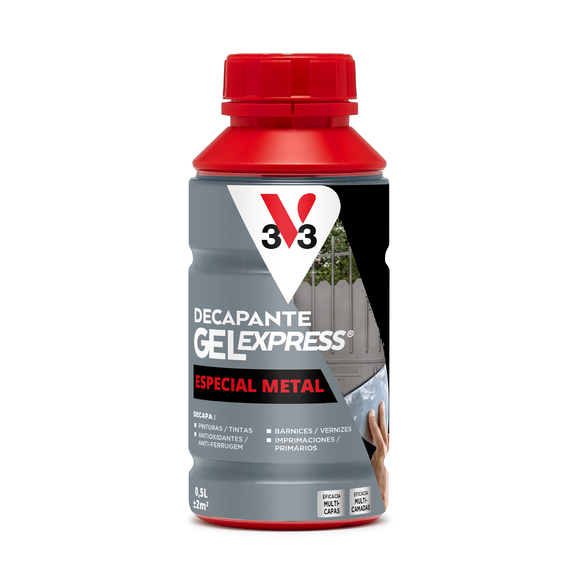 Decapante Gel Express Metal Aquoso Incolor 0,50L V33