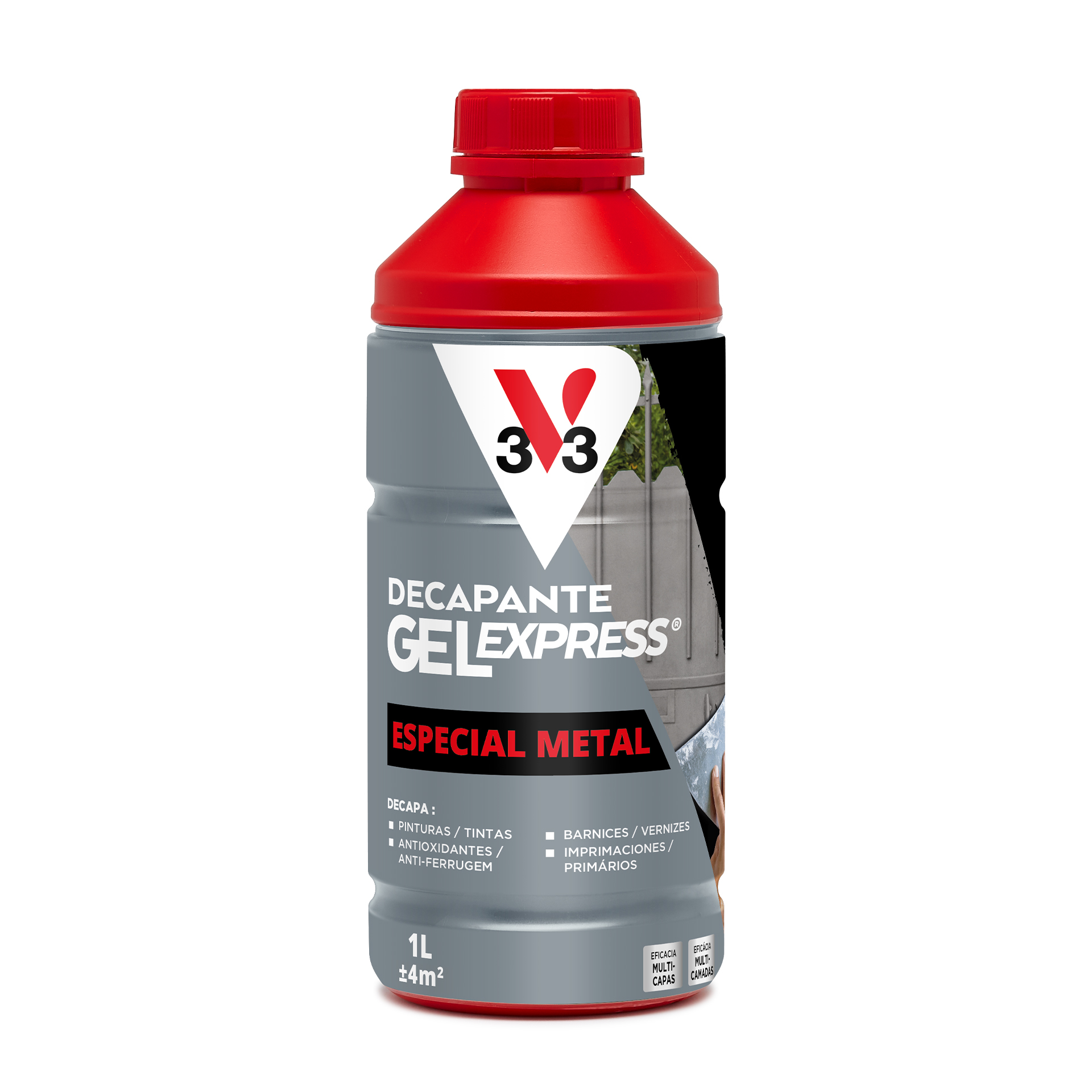Decapante Gel Express Metal Aquoso Incolor 1L V33