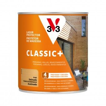 Protetor de Madeira Classic+ Acetinado Pinho Escandinavo 0,75L V33 Protetor de Madeira Classic+ Acetinado Pinho Escandinavo 0,75L V33