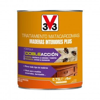 Tratamento Inseticida Madeiras Interior Plus Incolor 0,40L V33 Tratamento Inseticida Madeiras Interior Plus Incolor 0,40L V33