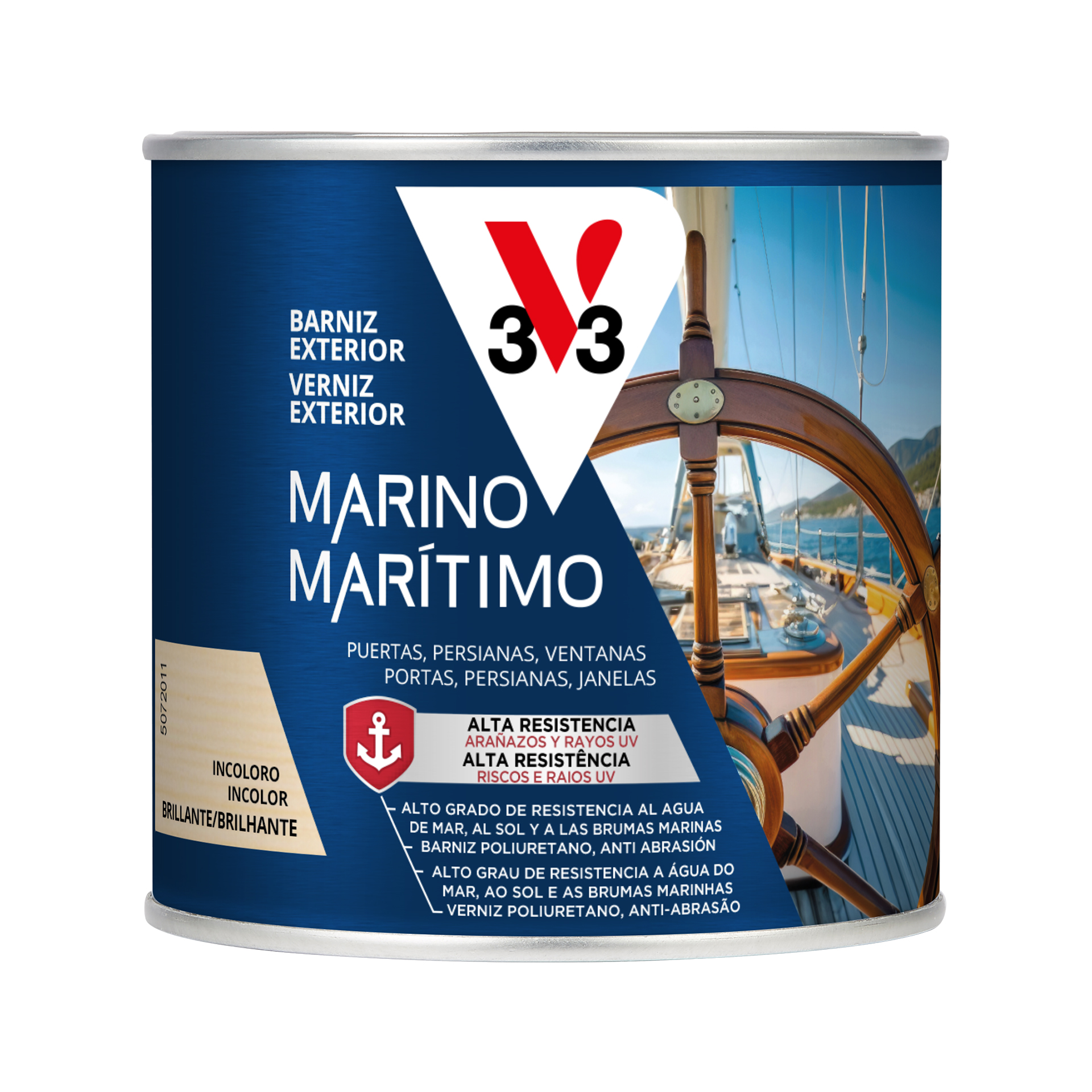 Verniz de Madeira Marítimo Brilhante Incolor 0,25L V33