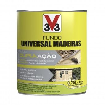 Tratamento Inseticida Fundo Universal Madeiras Incolor 0,75L V33 Tratamento Inseticida Fundo Universal Madeiras Incolor 0,75L V33