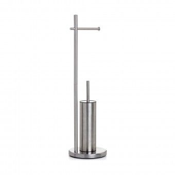 Porta-Rolos com Pia�aba de P� Inox Satinado Tatay