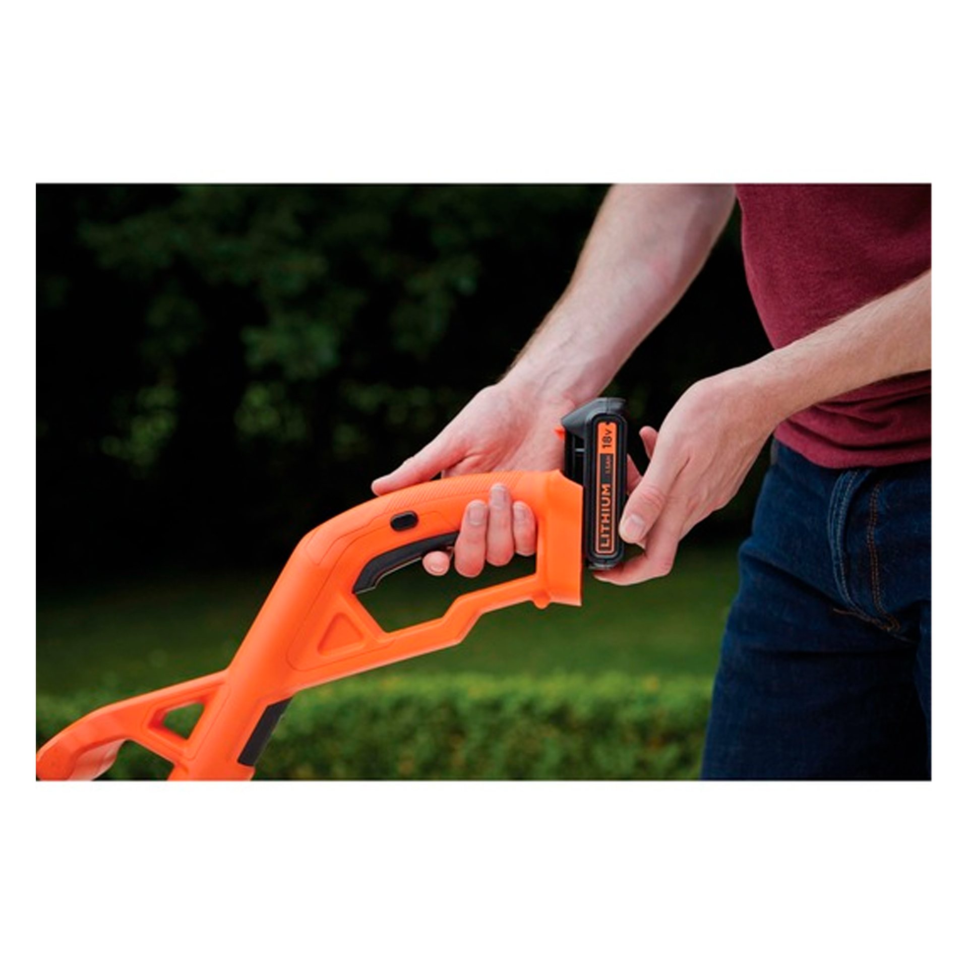 Aparador de Relva Sem Fio 18V 25cm ST182320-QW Black+Decker