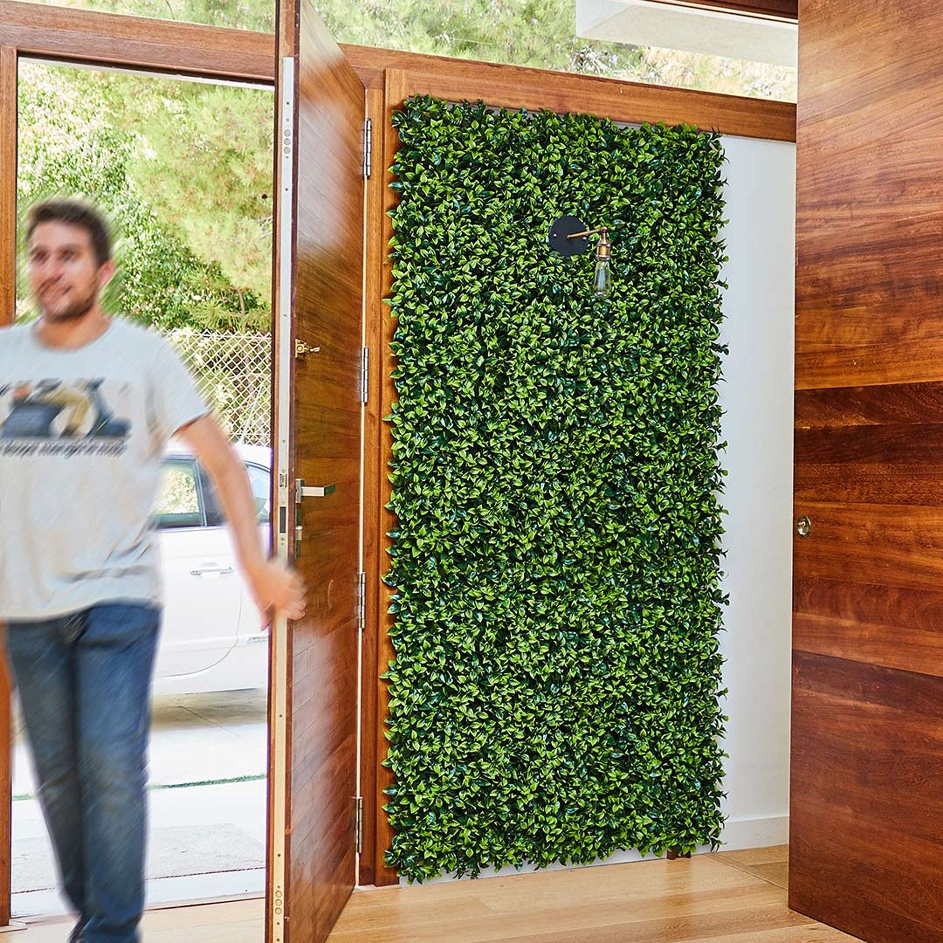 Jardim Vertical Buxus 100x100cm Catral
