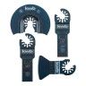 Conjunto de 4 Peças Multiferramenta KWB Conjunto de 4 Peças Multiferramenta KWB