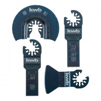 Conjunto de 4 Peças Multiferramenta KWB Conjunto de 4 Peças Multiferramenta KWB