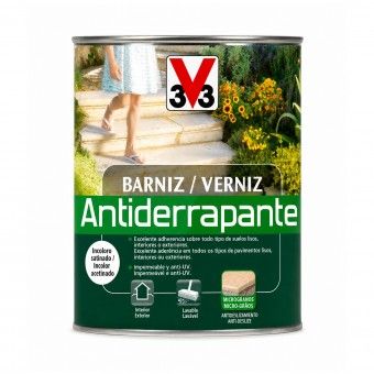 Verniz Antiderrapante Pavimento Acetinado Incolor 0,75L V33