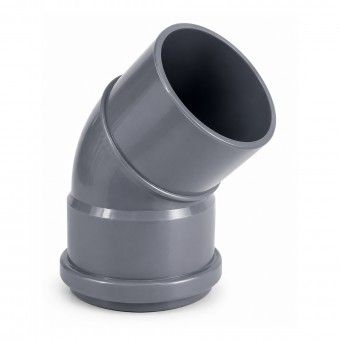 Curva PVC PN4 Din 45� 40mm