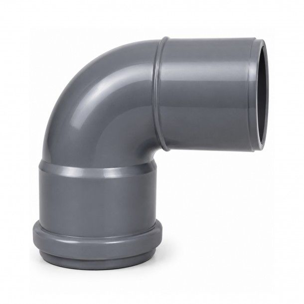 Curva PVC PN4 Din 90º 40mm Curva PVC PN4 Din 90º 40mm