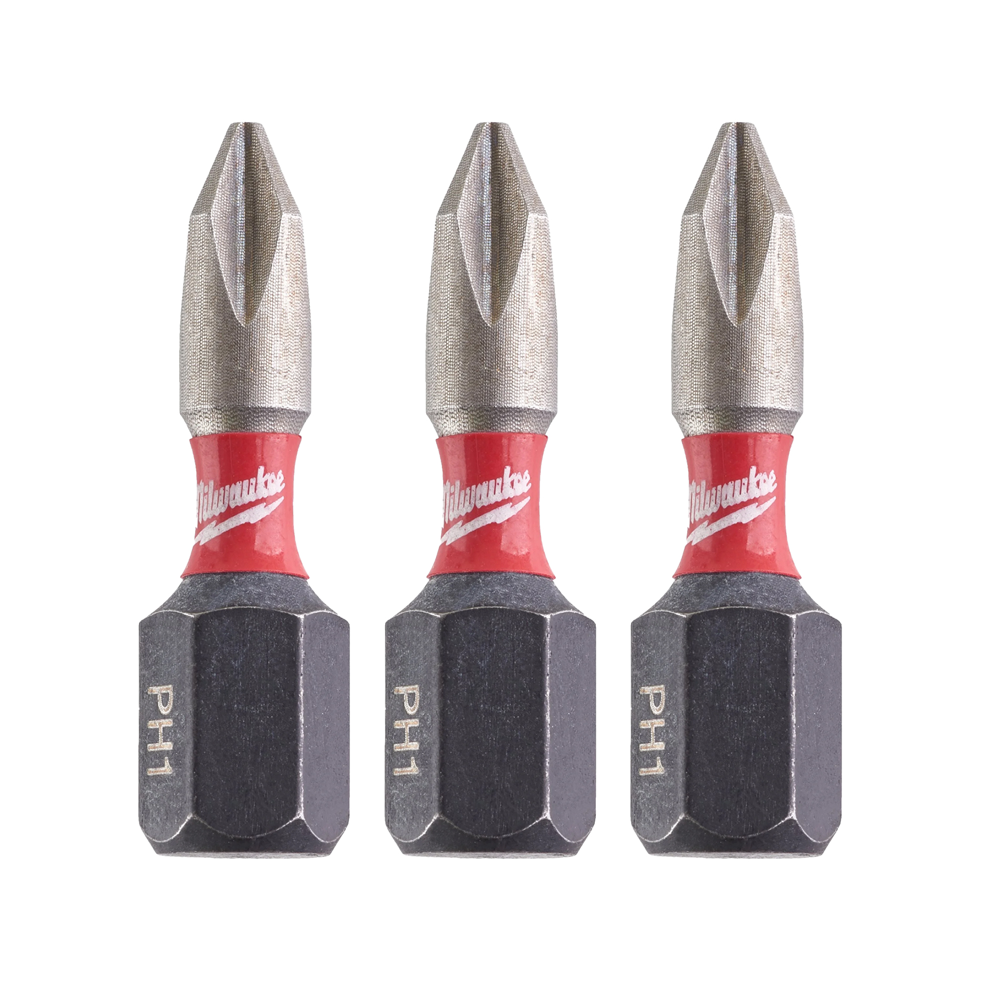 Conjunto de 3 Bits Shockwave Philips PH1 25mm Milwaukee