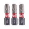 Conjunto de 3 Bits Shockwave Pozidriv PZ3 25mm Milwaukee Conjunto de 3 Bits Shockwave Pozidriv PZ3 25mm Milwaukee