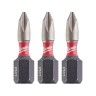 Conjunto de 3 Bits Shockwave Philips PH1 25mm Milwaukee Conjunto de 3 Bits Shockwave Philips PH1 25mm Milwaukee
