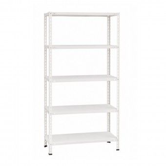 Estante de 5 Prateleiras 1700x750x300mm Met�lica Branca