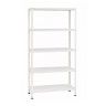 Estante de 5 Prateleiras 1700x750x300mm Met�lica Branca