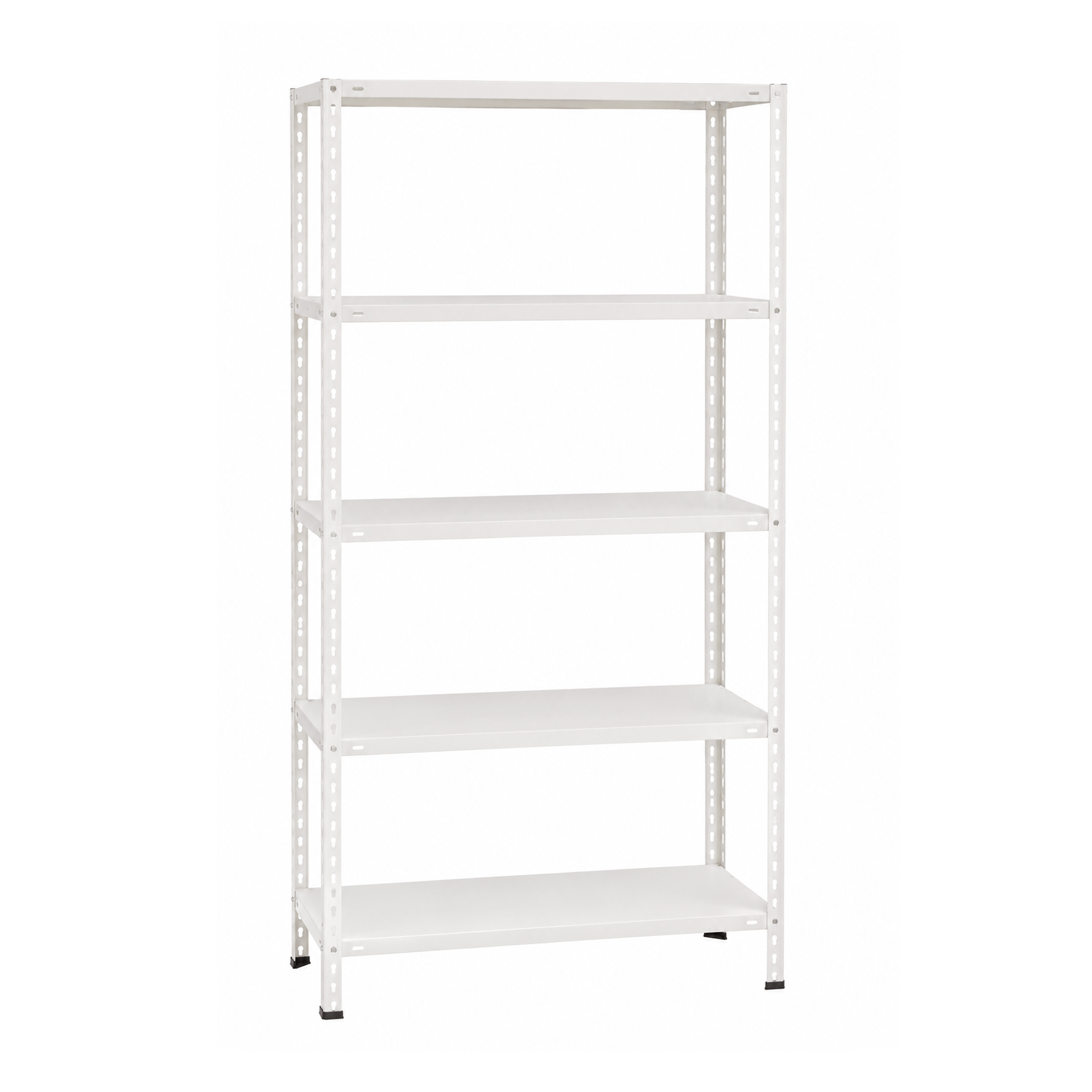 Estante de 5 Prateleiras 1700x750x300mm Metálica Branca